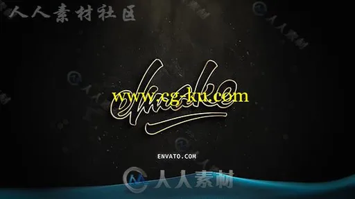 优雅丝绸揭开奢华高贵金色文字标志LOGO演绎AE模板 Videohive Gold Logo 19997795的图片2