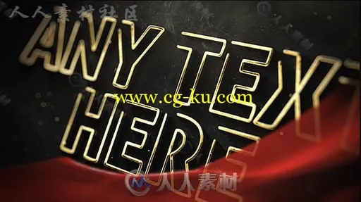 优雅丝绸揭开奢华高贵金色文字标志LOGO演绎AE模板 Videohive Gold Logo 19997795的图片3