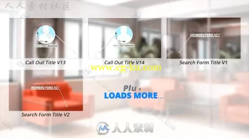 独特的房地产电话号码标题展示宣传幻灯片AE模板Videohive Real Estate Call Out T的图片4