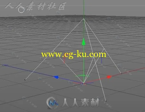 C4D模型预设 用XP控制的三角支架的图片1