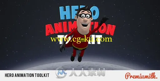 三维卡通英雄角色动画视频解说工具包AE模板 Videohive Hero Animation Toolkit 20的图片3