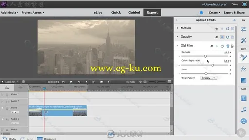 Premiere Elements 15视频制作基础训练视频教程 PLURALSIGHT PREMIERE ELEMENTS FU的图片4