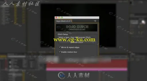 AE方便快捷的色差故障切换脚本插件 Dojo Glitch v1.2的图片1