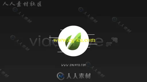 独特创意奇怪的平面动画标志展示幻灯片AE模板 Videohive Astronaut 5467044的图片2