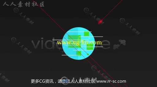 独特创意奇怪的平面动画标志展示幻灯片AE模板 Videohive Astronaut 5467044的图片3