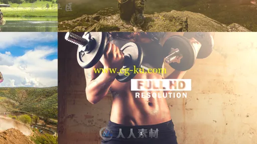 简洁清新优雅多画面展示照片幻灯片相册动画AE模板Videohive Clean Slideshow 1956的图片1