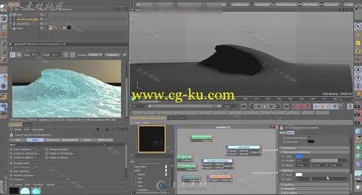 真实海浪雕刻Arnold阿诺德渲染器C4D视频教程的图片5