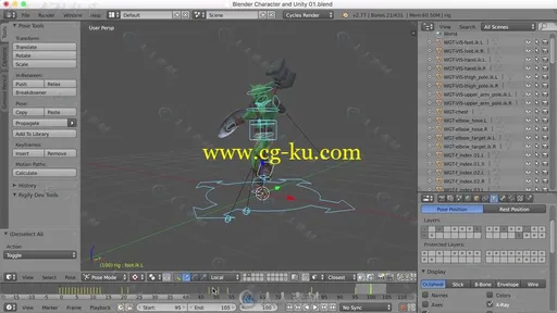 Blender与Unity游戏角色制作视频教程 BLENDER 101 BLENDER361 BLENDER CHARACTER T的图片1