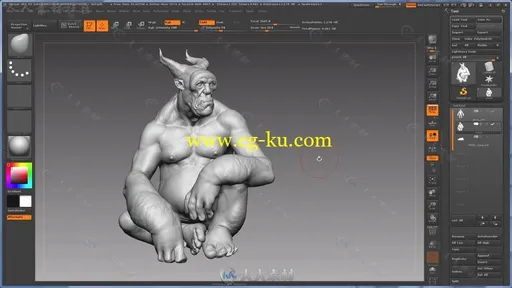 ZBrush角色精细化雕刻大师级训练视频教程 MOLD3D ACADEMY MASTER ORGANIC MODELING的图片12