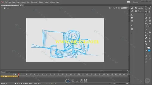 Animate CC经典动漫动画技术训练视频教程 PLURALSIGHT ANIMATE CC DYNAMIC ANIME A的图片2