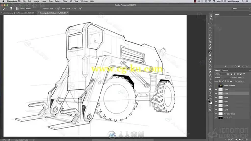 Modo影视级概念科幻车辆制作视频教程 THE GNOMON WORKSHOP PRACTICAL VEHICLE DESI的图片1