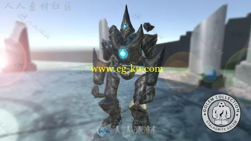 强大华丽的幻想人形生物角色3D模型Unity游戏素材资源的图片7