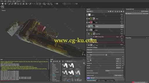 C4D与Substance Painter结合使用技巧视频教程 CMIVFX CINEMA 4D TO SUBSTANCE PAIN的图片6