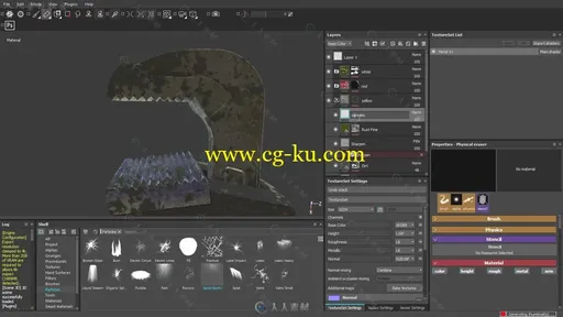 C4D与Substance Painter结合使用技巧视频教程 CMIVFX CINEMA 4D TO SUBSTANCE PAIN的图片7