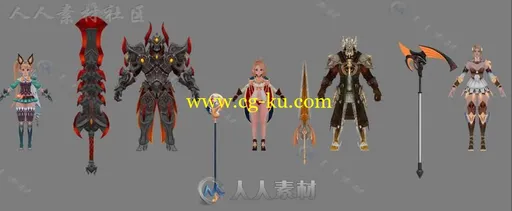 韩服《守护之战》主角3D模型的图片2