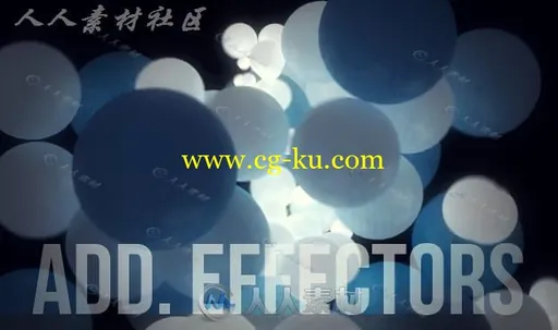 运动图形MG效果器C4D插件Tools4D Additional Effectors Vol 1版本1.27的图片1