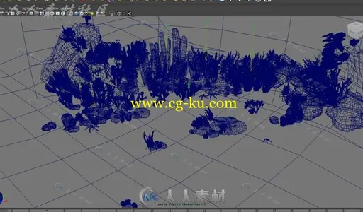 现实美丽海底场景3D模型的图片2