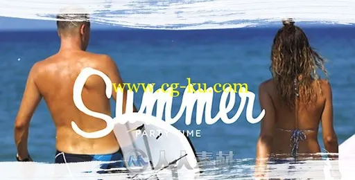 清凉夏天海滩度期旅游视频推广展示幻灯片AE模板 Videohive Summer 13361082的图片1