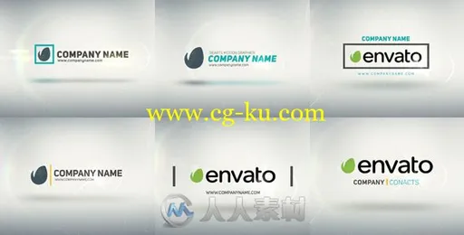 现代简约优雅标志展示LOGO演绎AE模板 Videohive Modern Logo Reveal 2 19603540的图片1