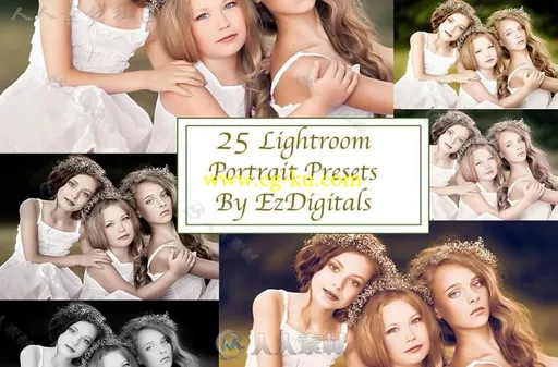 25款肖像灯光Lightroom预设的图片1