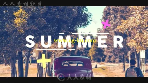 时尚动感美丽光斑夏日幻灯片相册动画AE模板 Videohive Summer Slideshow 20012418的图片5