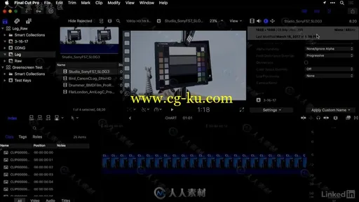 影视拍摄录制与后期制作工作流程视频教程 Raw & Log Video Production Workflows的图片4