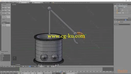 Blender三维角色建模工作流程视频教程 PACKTPUB BUILDING A CHARACTER USING BLEND的图片1