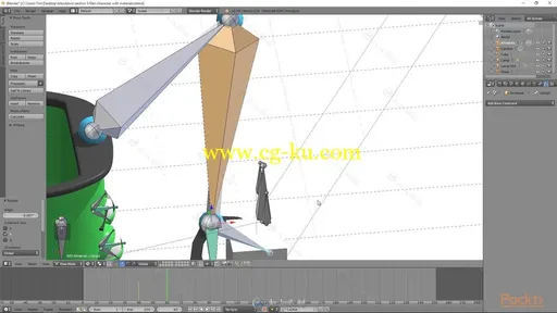 Blender三维角色建模工作流程视频教程 PACKTPUB BUILDING A CHARACTER USING BLEND的图片2
