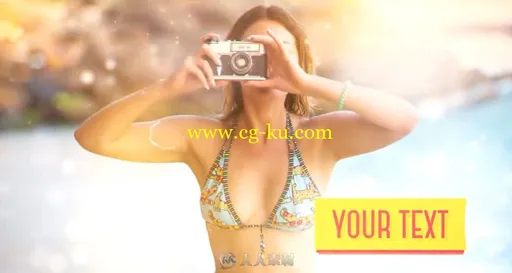 时尚多彩卡通果汁流动照片展示夏季幻灯片AE模板Videohive Juicy Slideshow 19的图片1