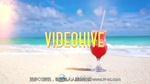 时尚多彩卡通果汁流动照片展示夏季幻灯片AE模板Videohive Juicy Slideshow 19的图片3