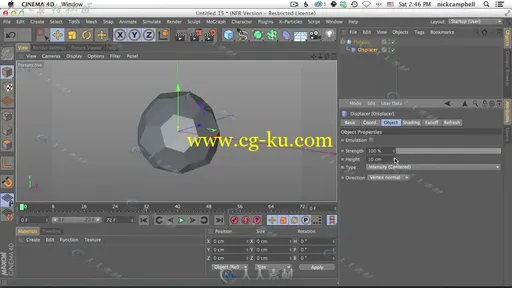 C4D低多边形反射折射材质GSG灰猩猩视频教程 Low Poly Refraction In Cinema 4D Tut的图片2