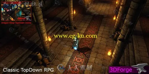 动作RPG自上向下摄相机控制器相机脚本Unity游戏素材资源的图片3