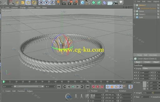 C4D创建漂亮的数字花朵动画视频教程 Cinema 4D Tutorial - Digital Flower Modeli的图片3