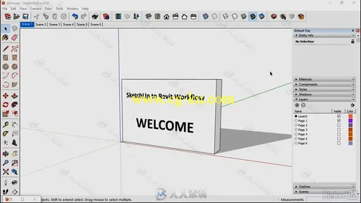 SketchUp与Revit结合使用工作流程视频教程 SketchUp & Revit Workflow的图片2