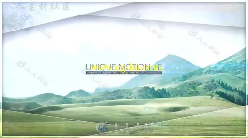 优雅玻璃质感折射效果照片展示幻灯片相册动画AE模板Videohive Inspire Photo的图片2