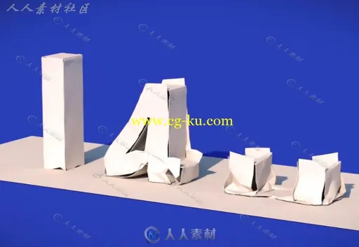 C4D有趣的皱褶文字动画教程的图片1