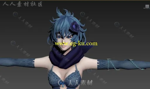 《龙背上的骑兵3》几个角色集合3D模型的图片2