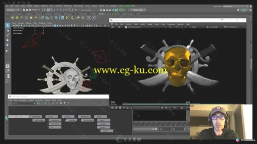 Maya加勒比海盗电影片头液态Logo制作视频教程 CMIVFX BIFROST VOL 1 INTRODUCTION的图片4