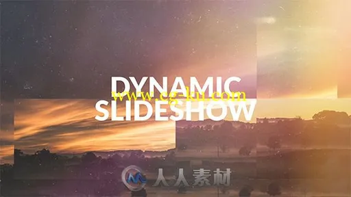 照片快速动感切换展示幻灯片相册动画AE模板 Videohive Dynamic Slideshow 20018451的图片1