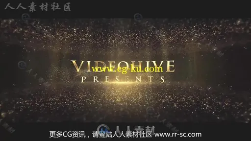 华丽金色颁奖典礼金属质感标题预告片视频包装AE模板 Videohive Awards Titles 200的图片2