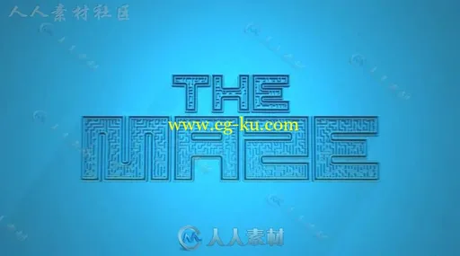 三维迷宫轮廓构建绘制标志展示Logo演绎AE模板Videohive Contour / Maze Logo 2004的图片2