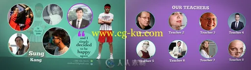 现代时髦的毕业纪念相册展示幻灯片相册动画AE模板Videohive Modern Graduation Al的图片3