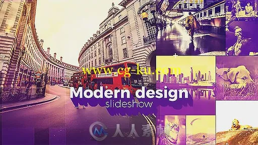 动感网格切换照片展示幻灯片相册动画AE模板 Videohive Intro 20206254的图片1