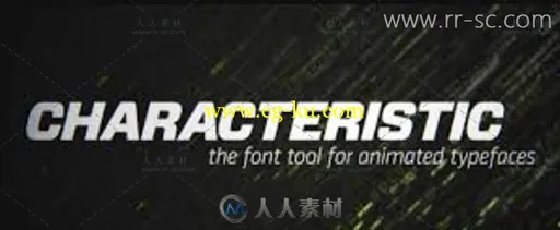 AE文字字体动画脚本Characteristic v1.4.2 带视频教程的图片1