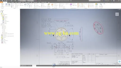 Inventor中2D转换3D技术训练视频教程 PLURALSIGHT 2D TO 3D CONVERSION WITH INVENTOR的图片3