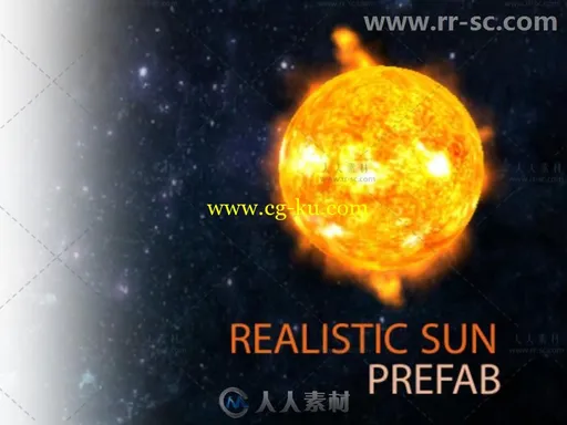 超现实太阳动画科幻环境3D模型Unity游戏素材资源的图片3