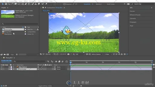 AE动画特效基础核心实例训练视频教程 UDEMY AFTER EFFECTS CC 2017 ESSENTIAL MOTI的图片5