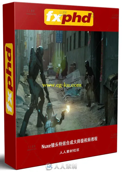 Nuxe镜头特效合成大师级视频教程 FXPHD NUK243 NUKE AND THE VFX OF RISE的图片1