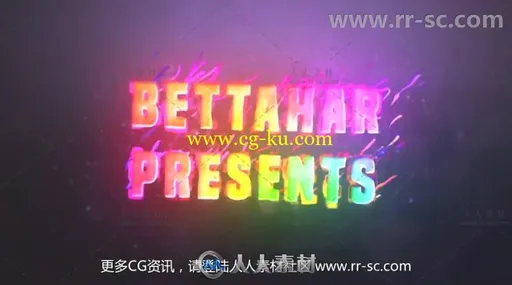 现代时尚独特多彩液体标题展示幻灯片AE模板 Videohive Colorful Titles 20198053的图片3