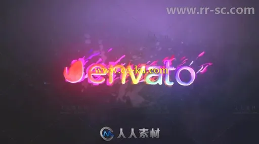 现代时尚独特多彩液体标题展示幻灯片AE模板 Videohive Colorful Titles 20198053的图片4